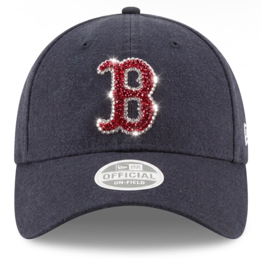 Boston Red Sox Women’s New Era Swarovski Bling Adjustable Hat Cap Brand New